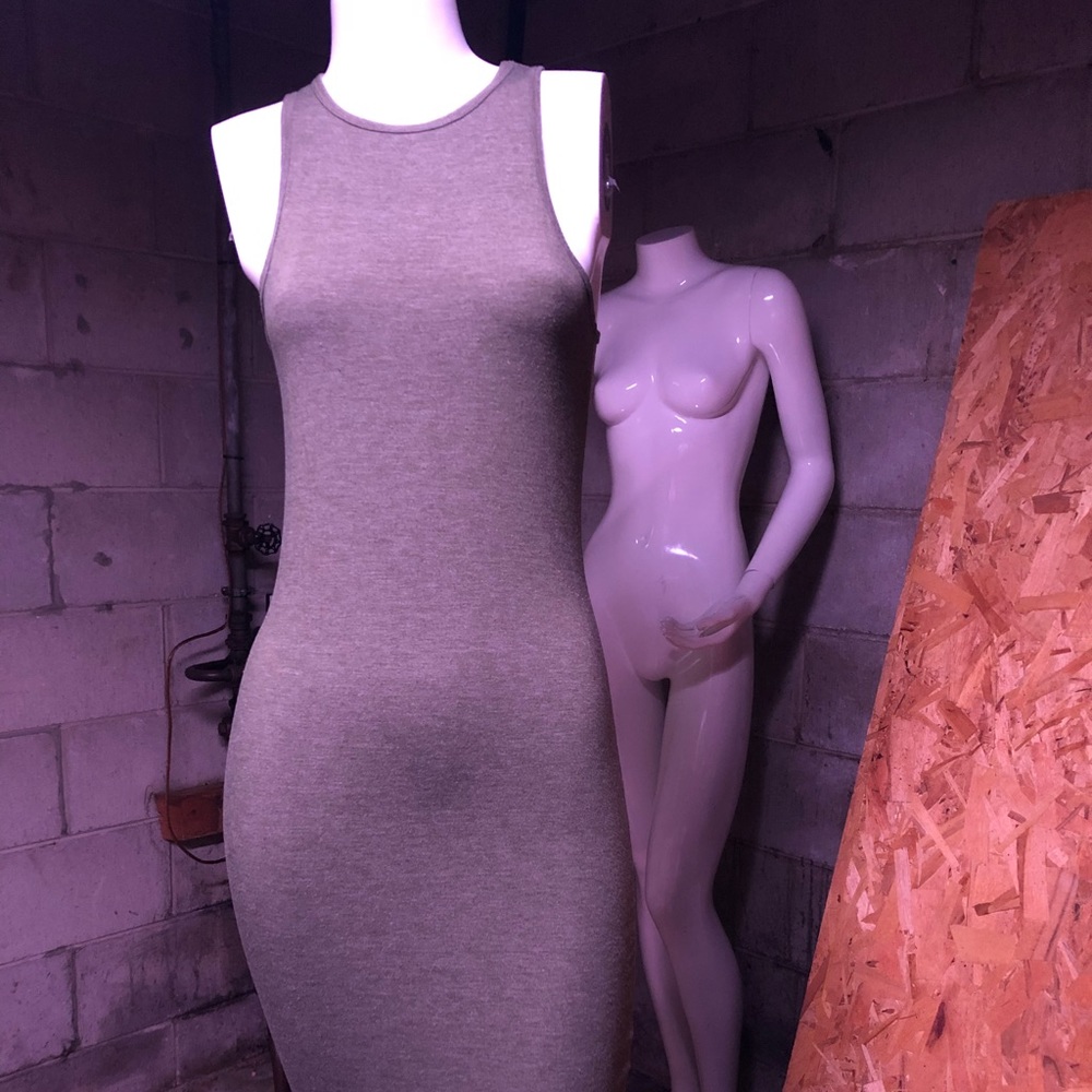 Olive Green Bodycon Dress